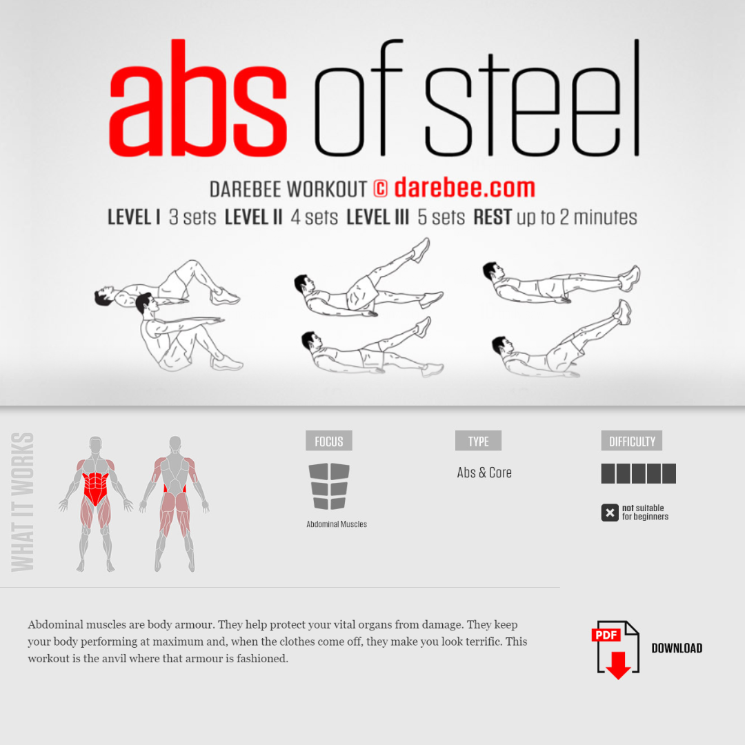 #PreGaming: DAREBEE Abs Of Steel Workout