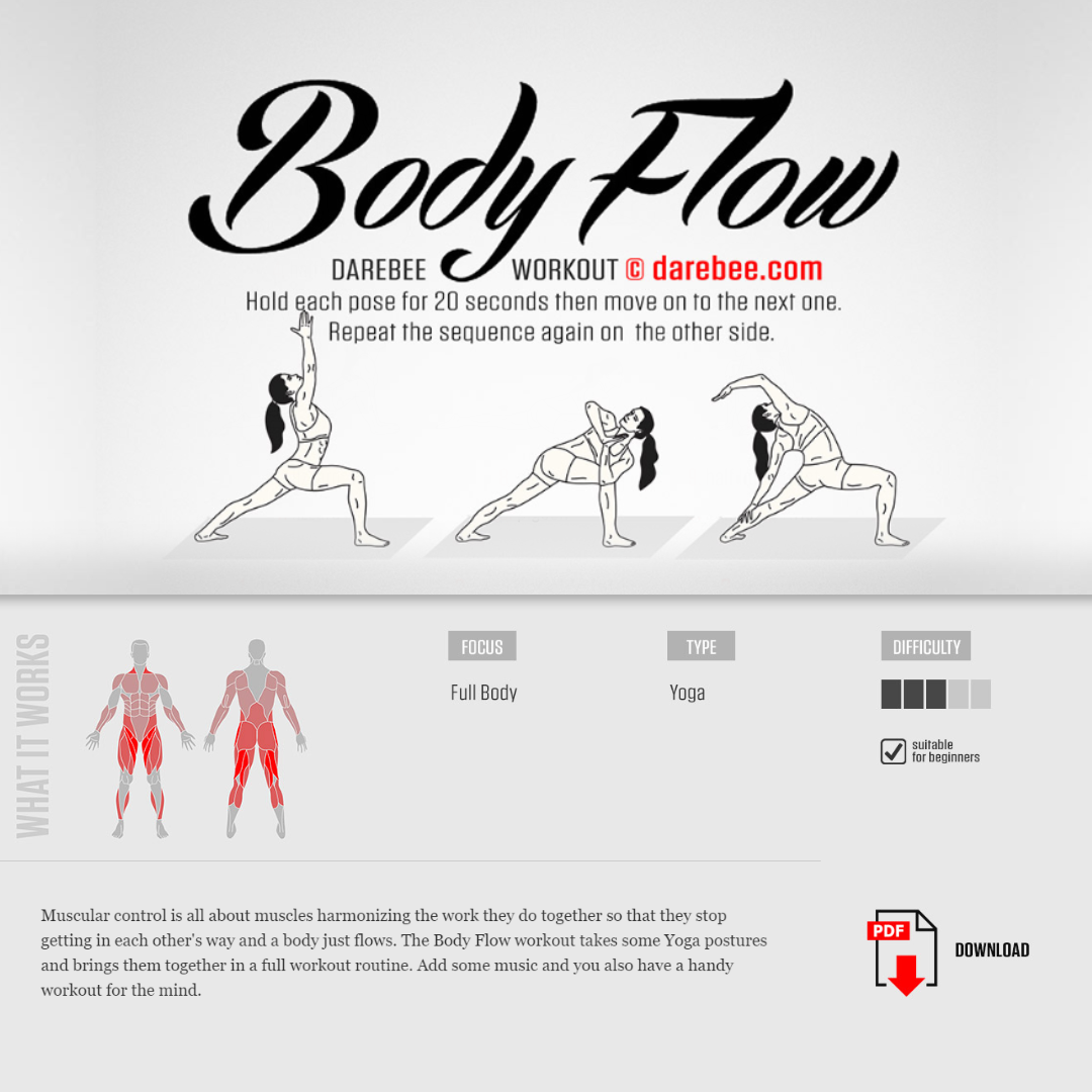 #PreGaming: DAREBEE Body Flow Yoga Workout