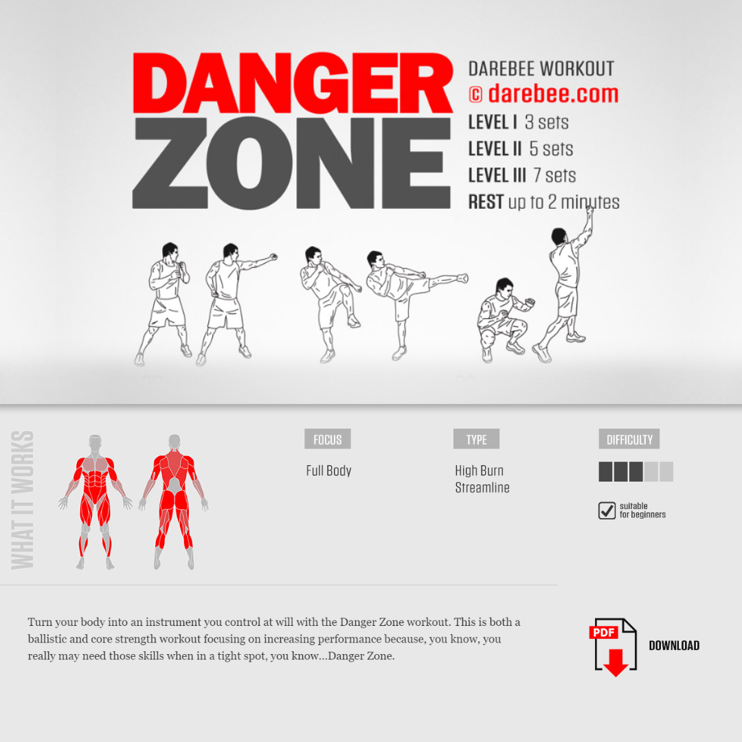 #PreGaming: DAREBEE Danger Zone Workout