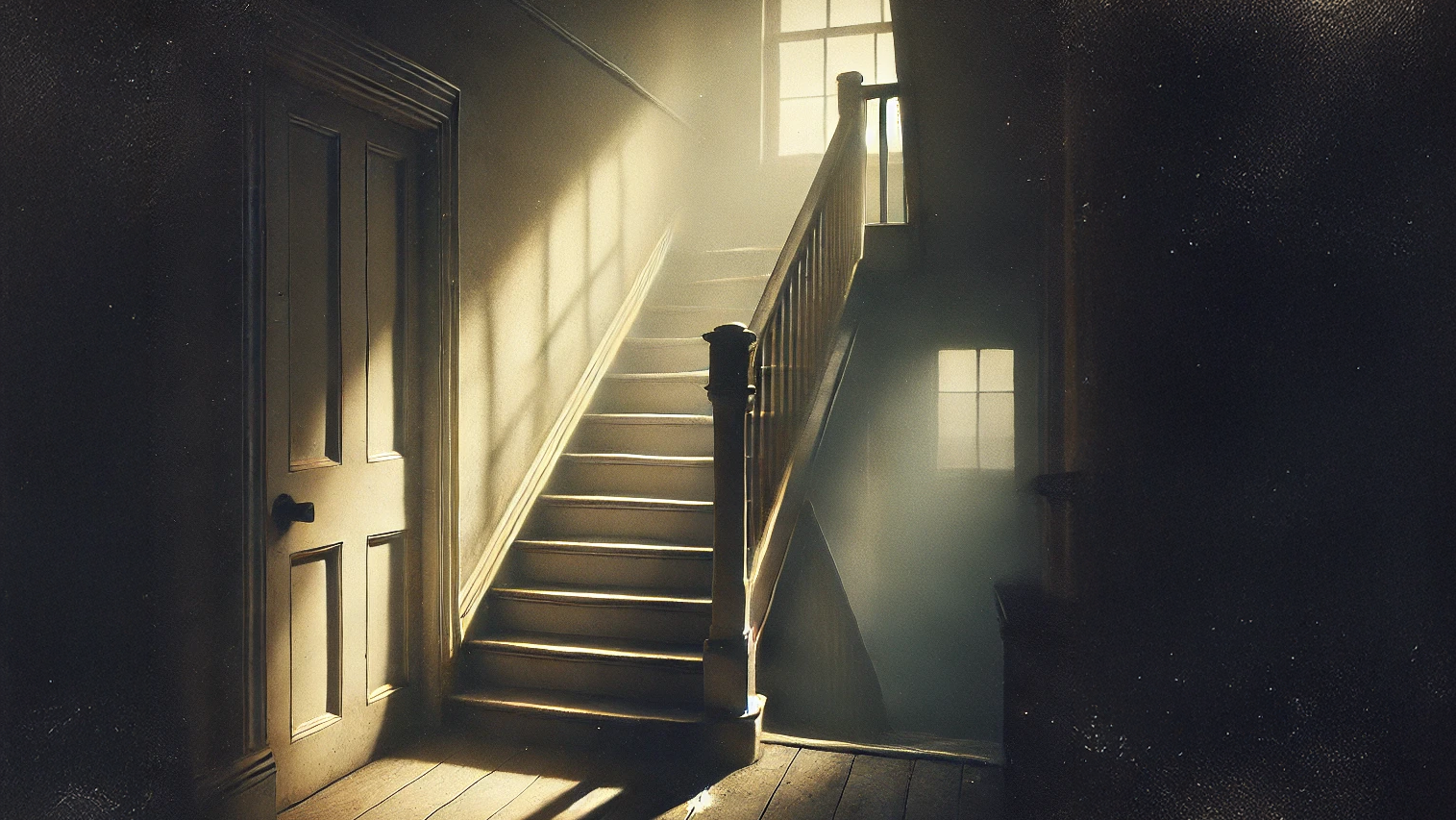 The Tragedy and Its Ripple Effects; Photo/Illustration Idea: A quiet staircase with soft lighting, symbolizing the isolation and hidden grief you experienced as a child. Visual Style: Shadowed, introspective, emphasizing solitude and reflection.